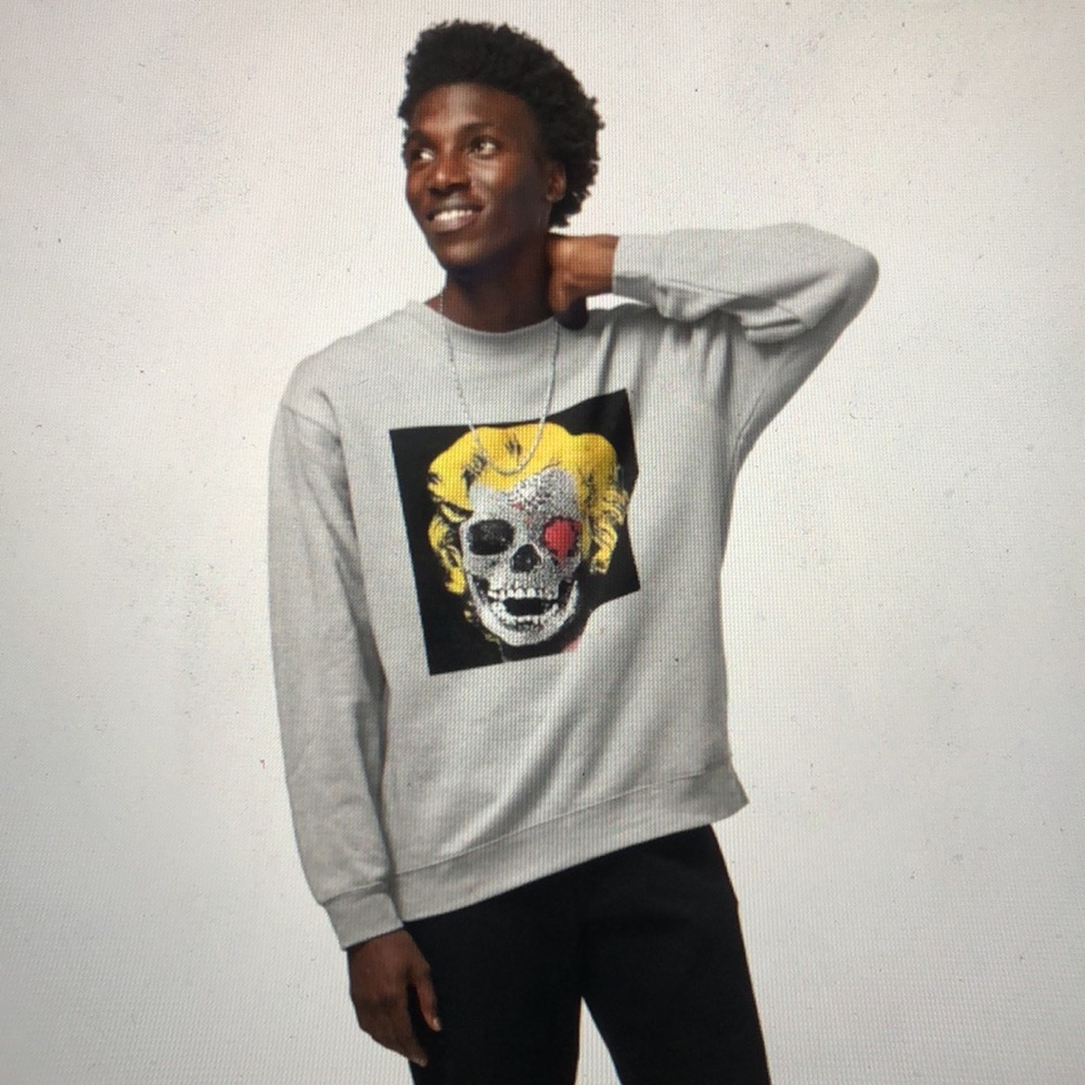 Marilyn Monroe punk sweatshirt